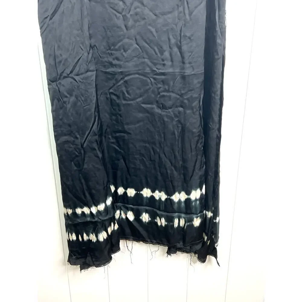 One Teaspoon Delirious Slip Dress in Black with Tie Dry Hem NWT Size‎ XL